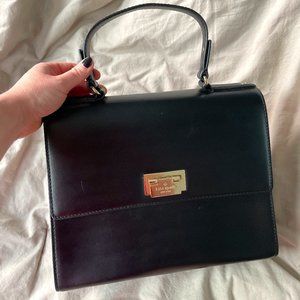 Kate Spade Top-Handle Shoulder Bag | Black, Gold Hardware